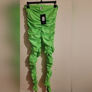 Lime green High Waisted Leggings